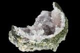 Quartz Crystal Geode Section - Morocco #141785-3